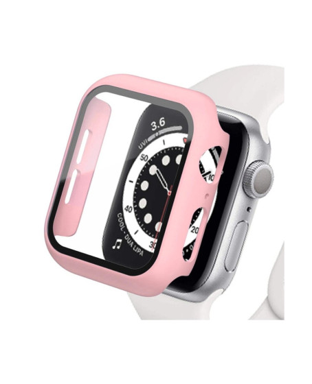 Apple Watch 40mm Camlı Kasa Ekran Koruyucu - Rose Gold