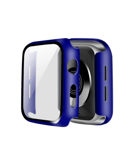 Apple Watch 41mm Camlı Kasa Ekran Koruyucu - Lacivert Apple Watch 41mm Camlı Kasa Ekran Koruyucu - Lacivert