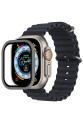 Apple Watch Ultra 49mm Alüminyum Kasa Cam Ekran Koruyucu - Gri Apple Watch Ultra 49mm Alüminyum Kasa Cam Ekran Koruyucu - Gri