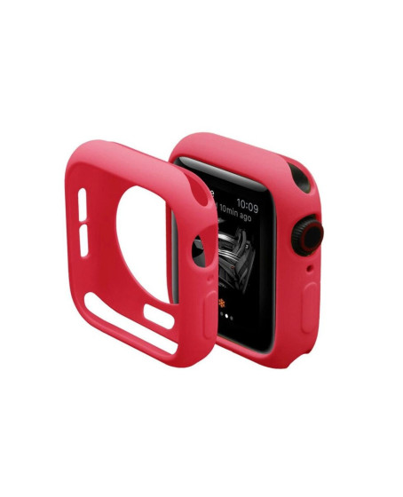 Apple Watch 38mm Silikon Alt Kasa - Kırmızı