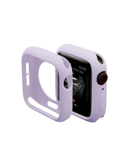 Apple Watch 38mm Silikon Alt Kasa - Lila