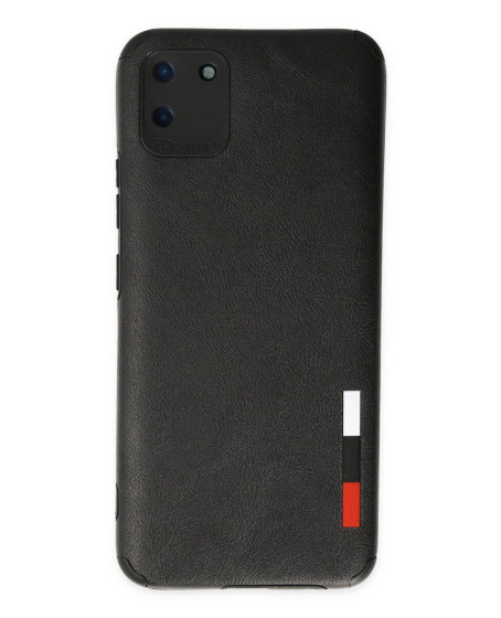 Realme C11 Kılıf Loop Deri Silikon - Siyah Realme C11 Kılıf Loop Deri Silikon - Siyah