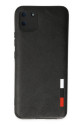 Realme C11 Kılıf Loop Deri Silikon - Siyah Realme C11 Kılıf Loop Deri Silikon - Siyah