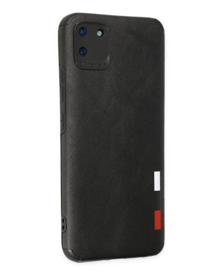 Realme C11 Kılıf Loop Deri Silikon - Siyah Realme C11 Kılıf Loop Deri Silikon - Siyah