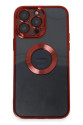 Apple İphone 14 Pro Max Kılıf Slot Silikon - Kırmızı Apple İphone 14 Pro Max Kılıf Slot Silikon - Kırmızı