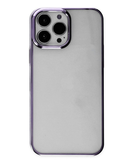 Apple İphone 13 Pro Max Kılıf Element Silikon - Mor