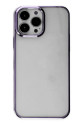 Apple İphone 13 Pro Max Kılıf Element Silikon - Mor