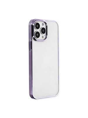 Apple İphone 13 Pro Max Kılıf Element Silikon - Mor