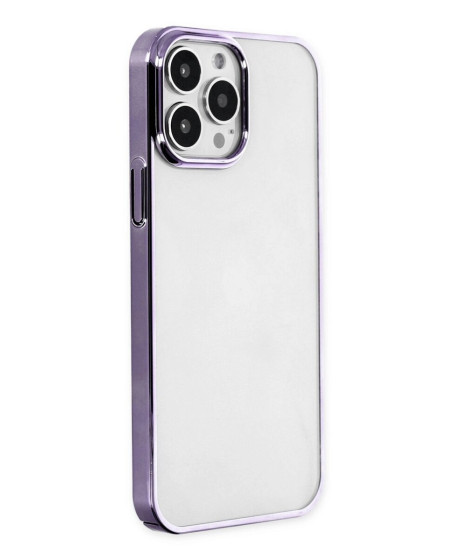 Apple İphone 13 Pro Max Kılıf Element Silikon - Mor
