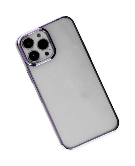 Apple İphone 13 Pro Max Kılıf Element Silikon - Mor