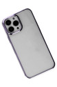 Apple İphone 13 Pro Max Kılıf Element Silikon - Mor