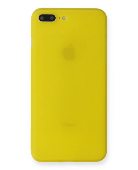 Apple İphone 7 Plus Kılıf Pp Ultra İnce Kapak - Sarı Apple İphone 7 Plus Kılıf Pp Ultra İnce Kapak - Sarı