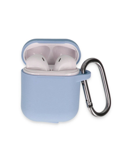 Apple Airpods 2 (2.nesil) Hang Kılıf - Mavi