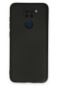 Xiaomi Redmi Note 9 Kılıf Nano İçi Kadife Silikon - Siyah Xiaomi Redmi Note 9 Kılıf Nano İçi Kadife Silikon - Siyah