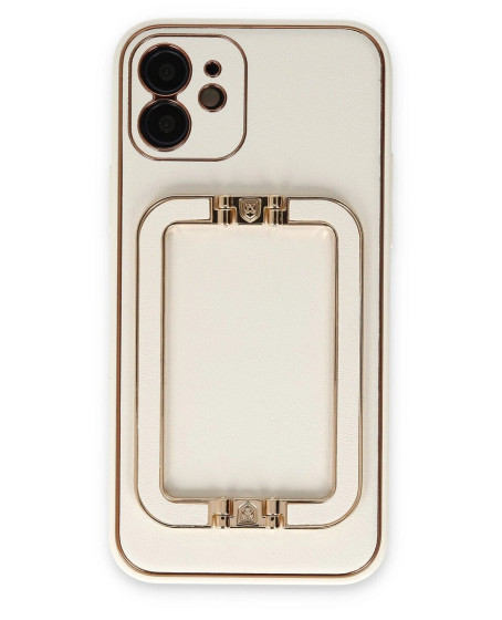 Apple İphone 12 Kılıf Coco Elit Kapak - Beyaz Apple İphone 12 Kılıf Coco Elit Kapak - Beyaz