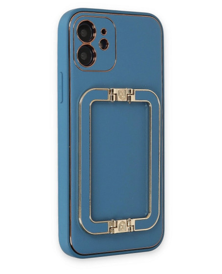 Apple İphone 12 Kılıf Coco Elit Kapak - Mavi