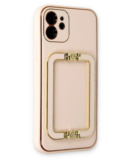 Apple İphone 12 Kılıf Coco Elit Kapak - Gold Apple İphone 12 Kılıf Coco Elit Kapak - Gold