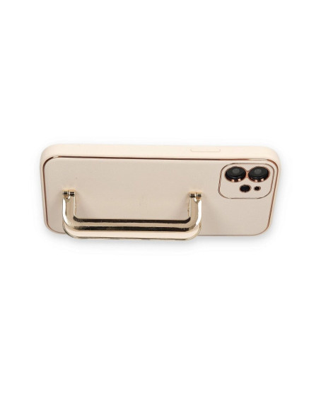 Apple İphone 12 Kılıf Coco Elit Kapak - Gold Apple İphone 12 Kılıf Coco Elit Kapak - Gold