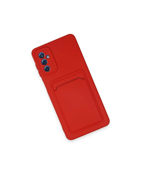 Samsung Galaxy A14 4g Kılıf Kelvin Kartvizitli Silikon - Kırmızı Samsung Galaxy A14 4g Kılıf Kelvin Kartvizitli Silikon - Kırmızı