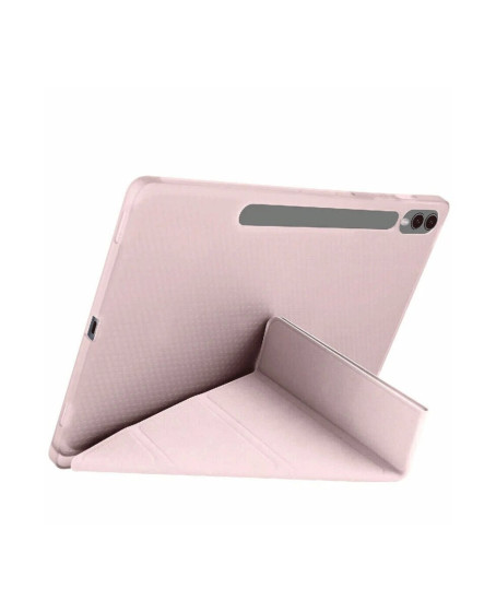 Samsung Galaxy X610 Tab S9 Fe Plus 12.4 Kılıf Kalemlikli Mars Tablet Kılıfı - Rose Gold Samsung Galaxy X610 Tab S9 Fe Plus 12.4 Kılıf Kalemlikli Mars Tablet Kılıfı - Rose Gold