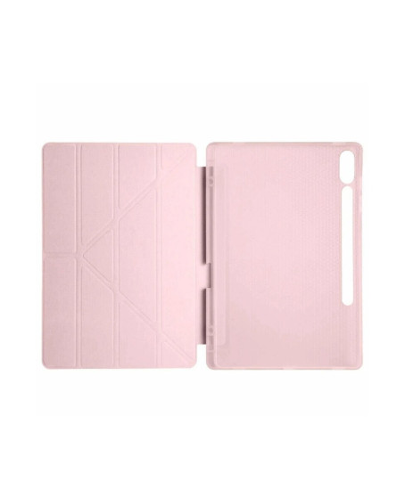 Samsung Galaxy X610 Tab S9 Fe Plus 12.4 Kılıf Kalemlikli Mars Tablet Kılıfı - Rose Gold Samsung Galaxy X610 Tab S9 Fe Plus 12.4 Kılıf Kalemlikli Mars Tablet Kılıfı - Rose Gold