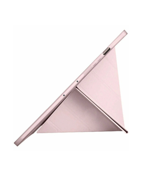 Samsung Galaxy X610 Tab S9 Fe Plus 12.4 Kılıf Kalemlikli Mars Tablet Kılıfı - Rose Gold Samsung Galaxy X610 Tab S9 Fe Plus 12.4 Kılıf Kalemlikli Mars Tablet Kılıfı - Rose Gold