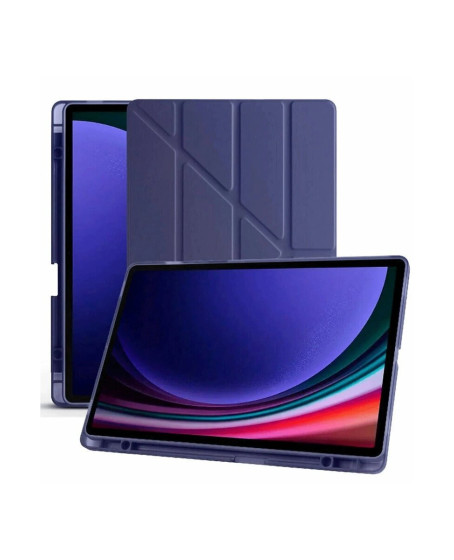 Samsung Galaxy X610 Tab S9 Fe Plus 12.4 Kılıf Kalemlikli Mars Tablet Kılıfı - Lacivert Samsung Galaxy X610 Tab S9 Fe Plus 12.4 Kılıf Kalemlikli Mars Tablet Kılıfı - Lacivert
