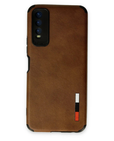 Vivo Y11s Kılıf Loop Deri Silikon - Kahverengi Vivo Y11s Kılıf Loop Deri Silikon - Kahverengi