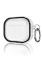 Apple Airpods Pro 2 (2.nesil) Shiny Şeffaf Kılıf - Siyah Apple Airpods Pro 2 (2.nesil) Shiny Şeffaf Kılıf - Siyah