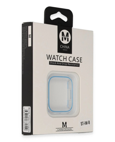 Apple Watch 45mm Bondy Kasa Koruyucu - Mavi