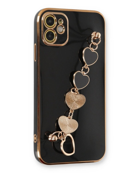 Apple İphone 12 Kılıf Esila Silikon - Siyah Apple İphone 12 Kılıf Esila Silikon - Siyah