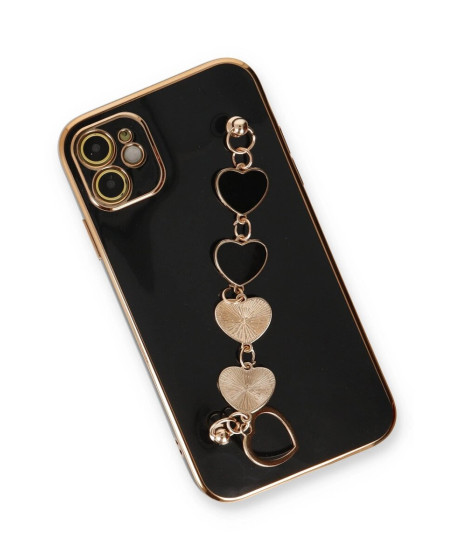 Apple İphone 12 Kılıf Esila Silikon - Siyah Apple İphone 12 Kılıf Esila Silikon - Siyah