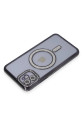 Apple İphone 11 Kılıf Joke Simli Magneticsafe Kılıf - Siyah