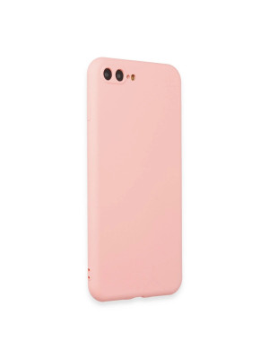 Apple İphone 7 Plus Kılıf First Silikon - Pudra