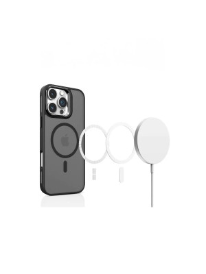 Joko Apple İphone 16 Plus Flet Lens Magsafe Kapak - Siyah