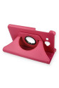 Samsung Galaxy T280 Tab A 7 Kılıf 360 Tablet Deri Kılıf - Pembe Samsung Galaxy T280 Tab A 7 Kılıf 360 Tablet Deri Kılıf - Pembe