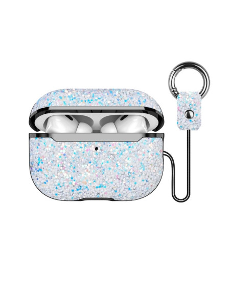 Onegif Apple Airpods 2 (2.nesil) Bright Simli Airpods Kapak - Gümüş Onegif Apple Airpods 2 (2.nesil) Bright Simli Airpods Kapak - Gümüş