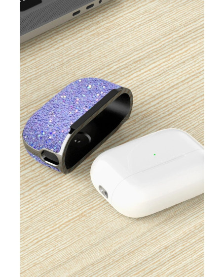 Onegif Apple Airpods 2 (2.nesil) Bright Simli Airpods Kapak - Pembe