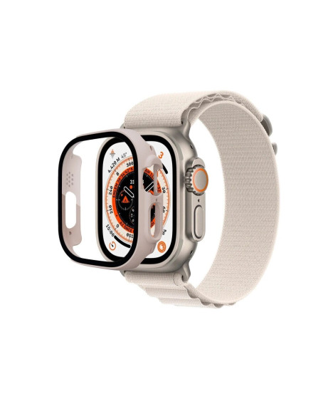 Apple Watch Ultra 49mm Desert Camlı Kasa Ekran Koruyucu - Metalik Gold Apple Watch Ultra 49mm Desert Camlı Kasa Ekran Koruyucu - Metalik Gold