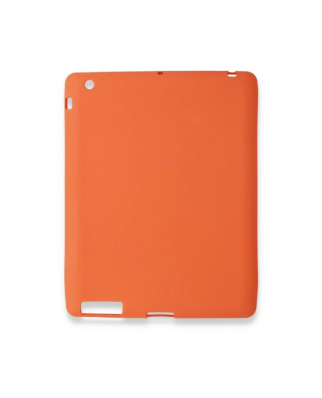 Apple İpad 4 9.7 Kılıf Evo Tablet Silikon - Turuncu