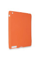 Apple İpad 4 9.7 Kılıf Evo Tablet Silikon - Turuncu