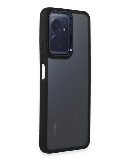 Xiaomi Redmi Note 12 4g Kılıf Dora Kapak - Siyah Xiaomi Redmi Note 12 4g Kılıf Dora Kapak - Siyah