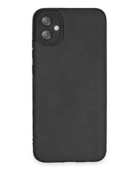 Samsung Galaxy A04e Kılıf Loop Deri Silikon - Siyah