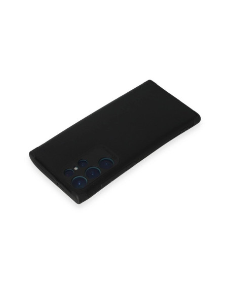 Samsung Galaxy S22 Ultra Kılıf Loop Deri Silikon - Siyah Samsung Galaxy S22 Ultra Kılıf Loop Deri Silikon - Siyah