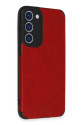 Samsung Galaxy S23 Plus Kılıf Loop Deri Silikon - Kırmızı Samsung Galaxy S23 Plus Kılıf Loop Deri Silikon - Kırmızı