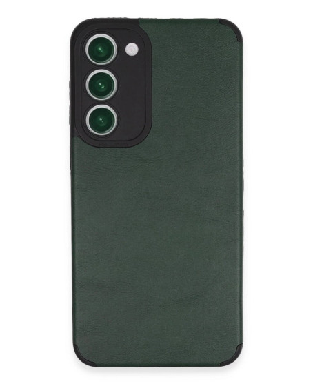 Samsung Galaxy S23 Plus Kılıf Loop Deri Silikon - Yeşil