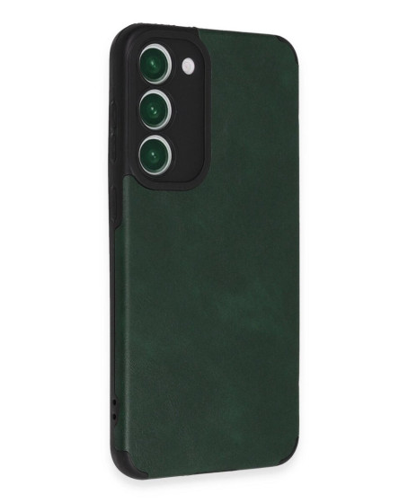 Samsung Galaxy S23 Plus Kılıf Loop Deri Silikon - Yeşil
