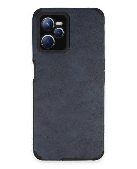 Realme C35 Kılıf Loop Deri Silikon - Lacivert Realme C35 Kılıf Loop Deri Silikon - Lacivert