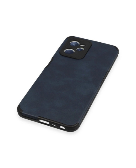 Realme C35 Kılıf Loop Deri Silikon - Lacivert Realme C35 Kılıf Loop Deri Silikon - Lacivert