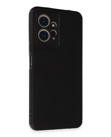 Xiaomi Redmi Note 12 4g Kılıf Loop Deri Silikon - Siyah